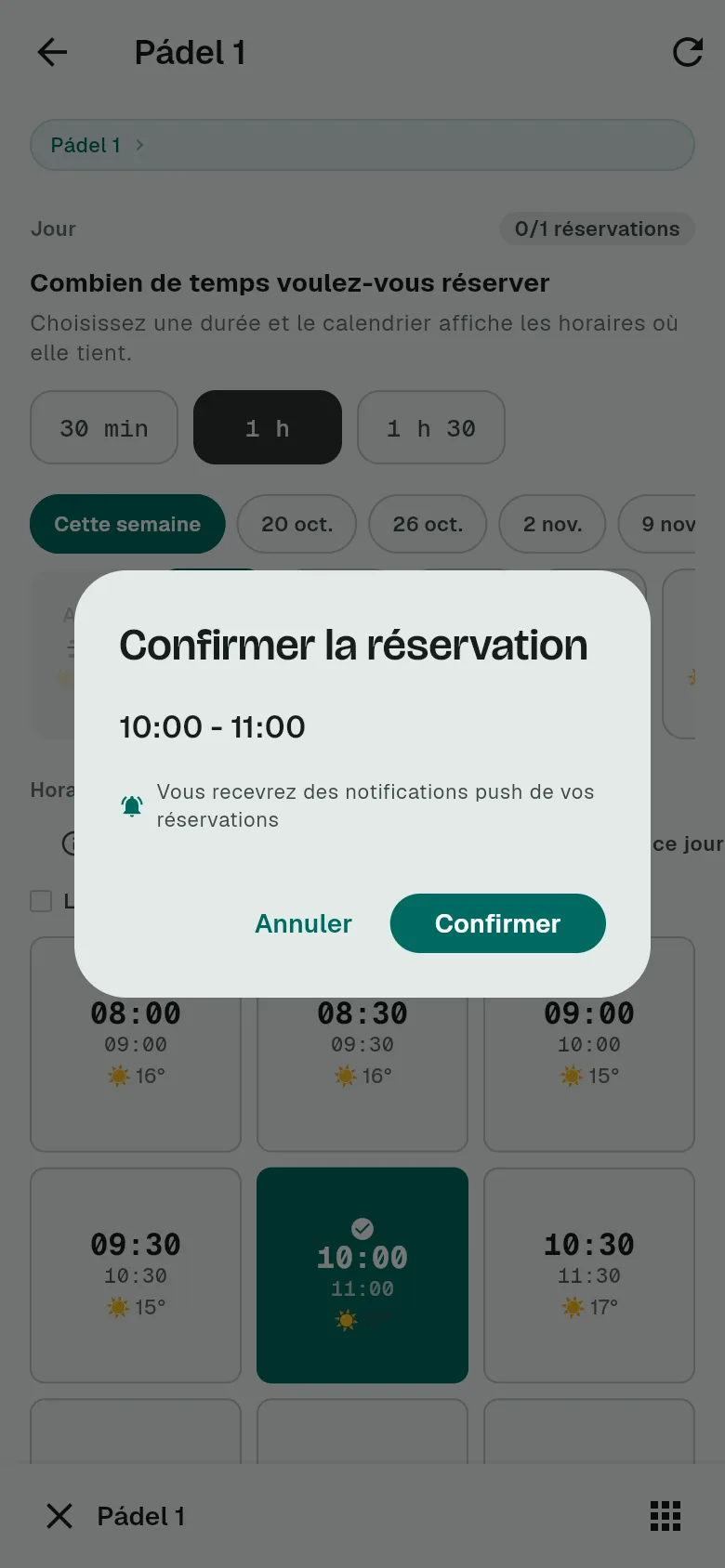 Confirmez